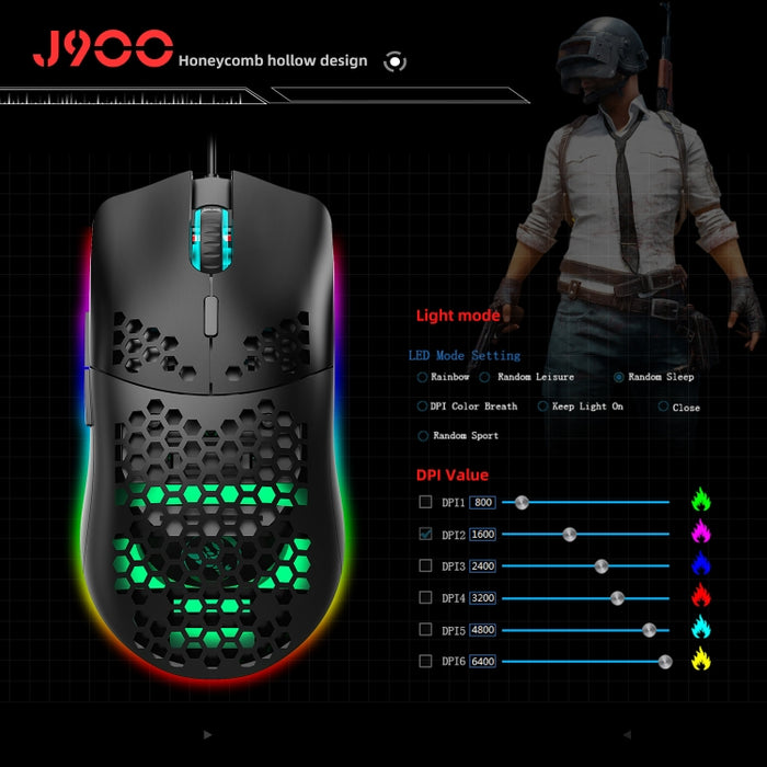 HXSJ Gaming Keyboard and Mouse Set - V100 One-Handed Keyboard, A883 Gaming Mouse, and Converter Combo