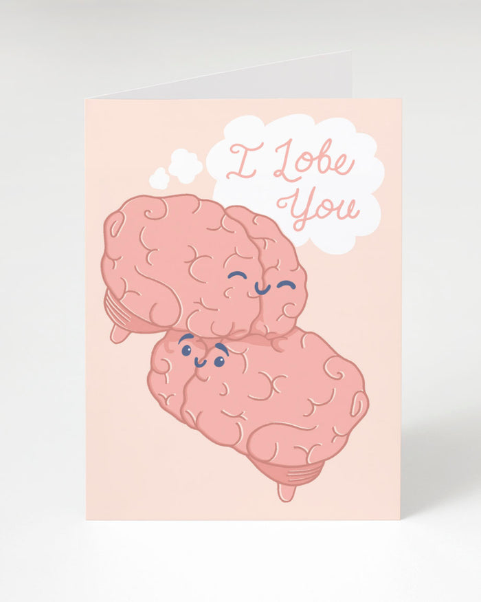 I love you Cognitive Surplus brain card.
