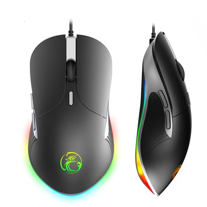 iMICE X6 RGB Gaming Mouse - 6-Button Wired Colorful RGB Gaming Mouse