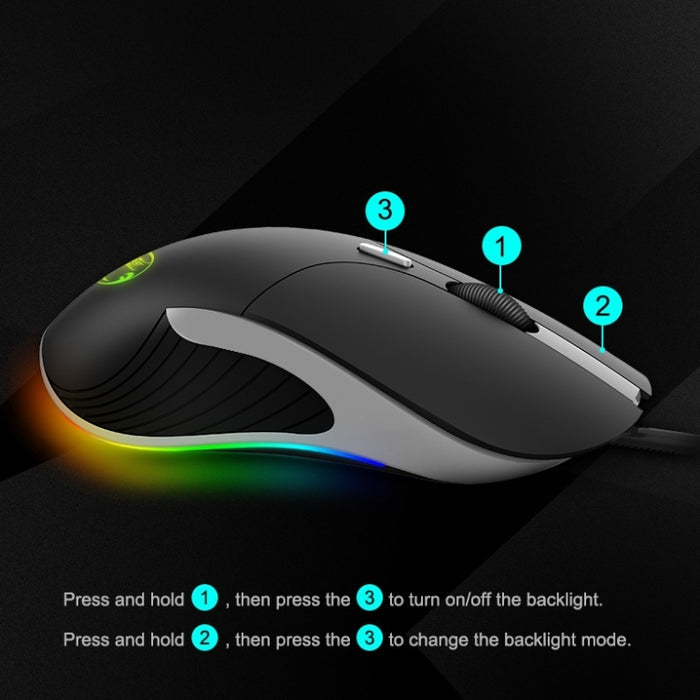 iMICE X6 RGB Gaming Mouse - 6-Button Wired Colorful RGB Gaming Mouse
