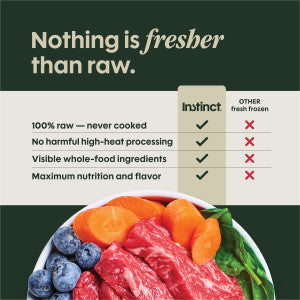Instinct® FreshRaw Meals Grass-Fed Beef Recipe Dog Food