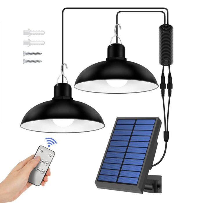 IP65 Waterproof Outdoor Solar LED Chandelier for Indoor and Outdoor Lighting