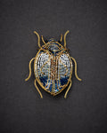 Jewel Scarab Beetle Brooch Pin - Trovelore