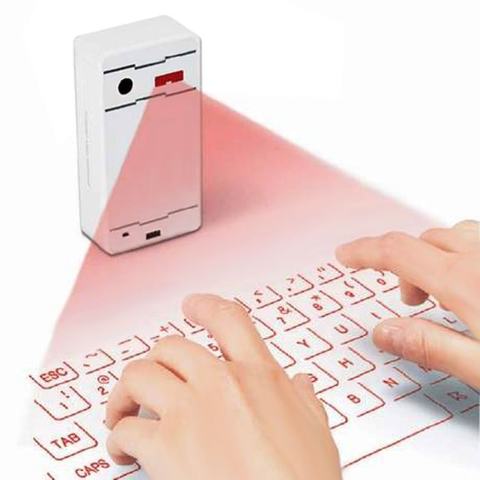 JHP Portable Laser Keyboard Mouse Wireless Bluetooth Projection Speaker