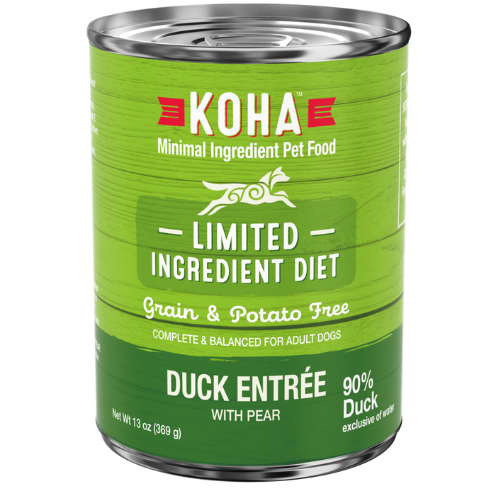 Koha Limited Ingredient Diet Duck Entrée for Dogs