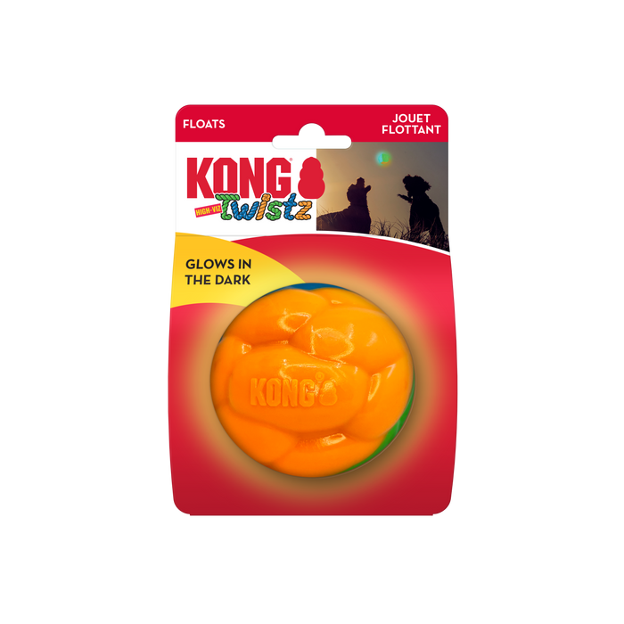KONG Twistz High-Viz Ball Dog Toy