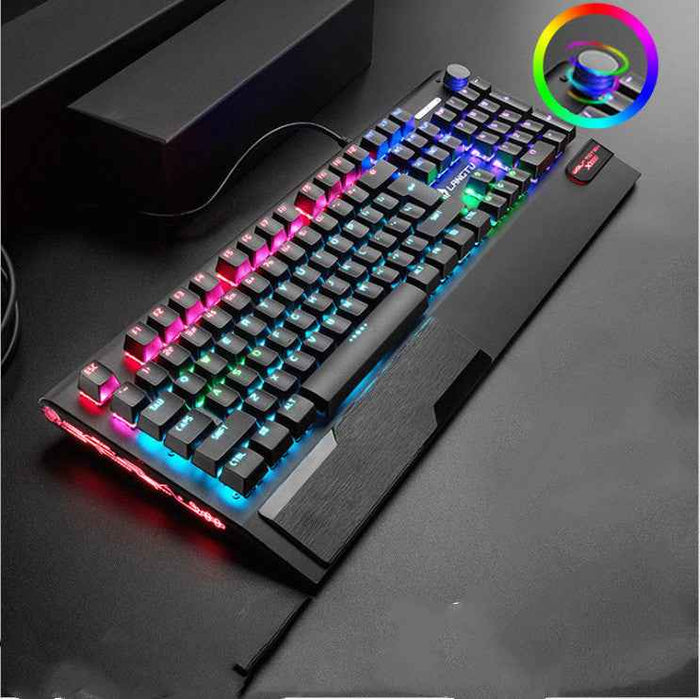 LANGTU Mechanical Keyboard Game Office Home