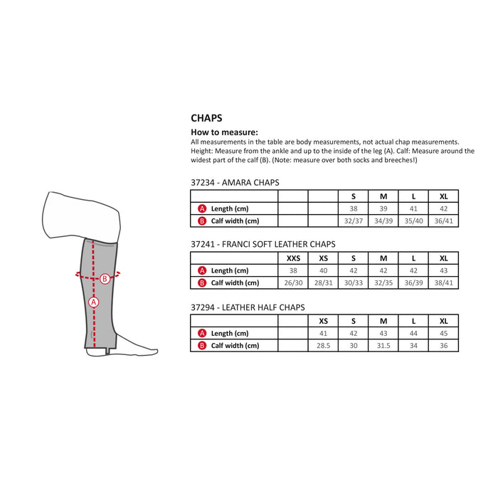 Leather Half Chaps - Wanneroo Stockfeeders