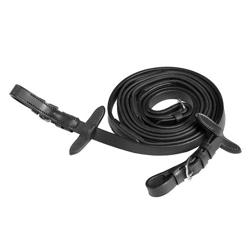 Leather Soft Grip Reins W/ Stoppers - Wanneroo Stock Feeders
