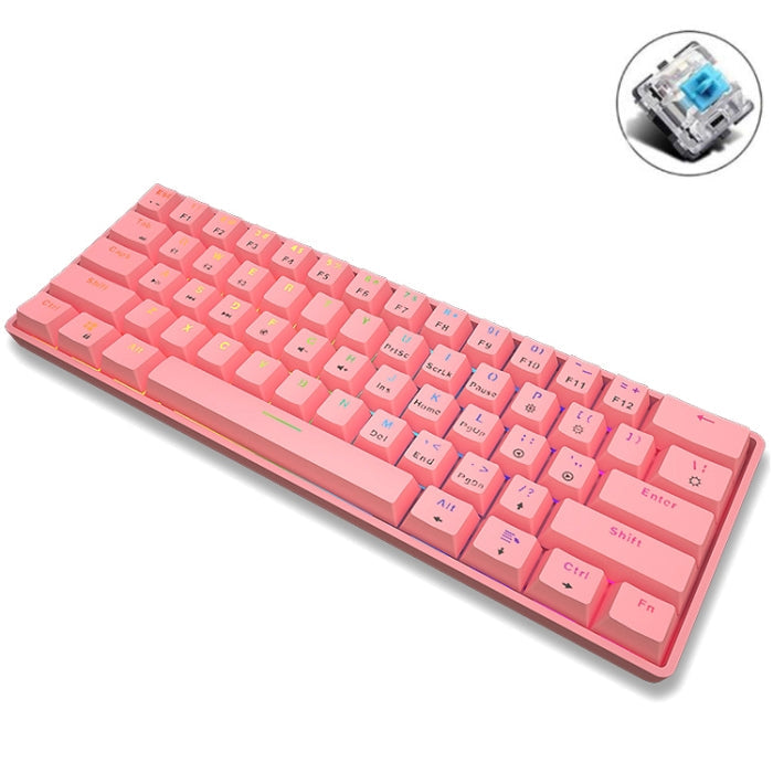 LEAVEN RGB Mechanical Keyboard - Dual Mode Wireless Bluetooth & Wired Gaming Office Keyboard