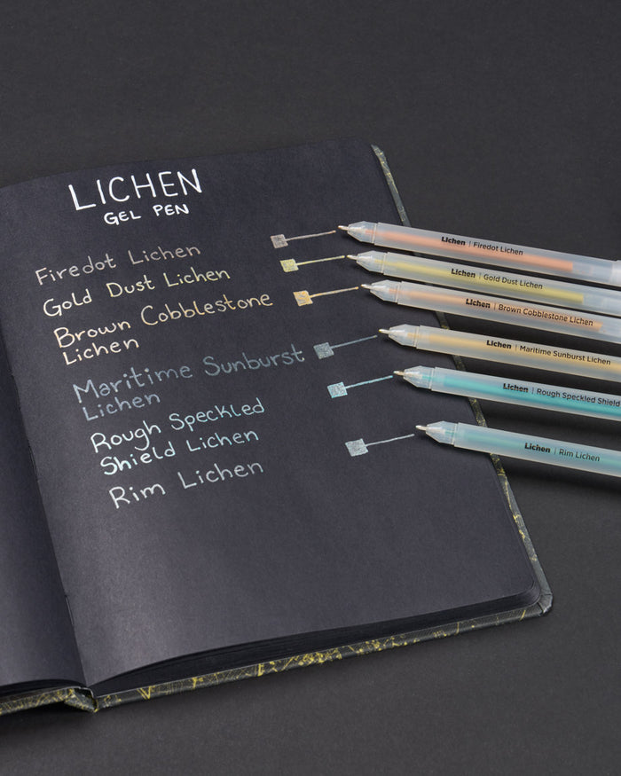 Lichen Metallic Gel Pens (Pack of 6)