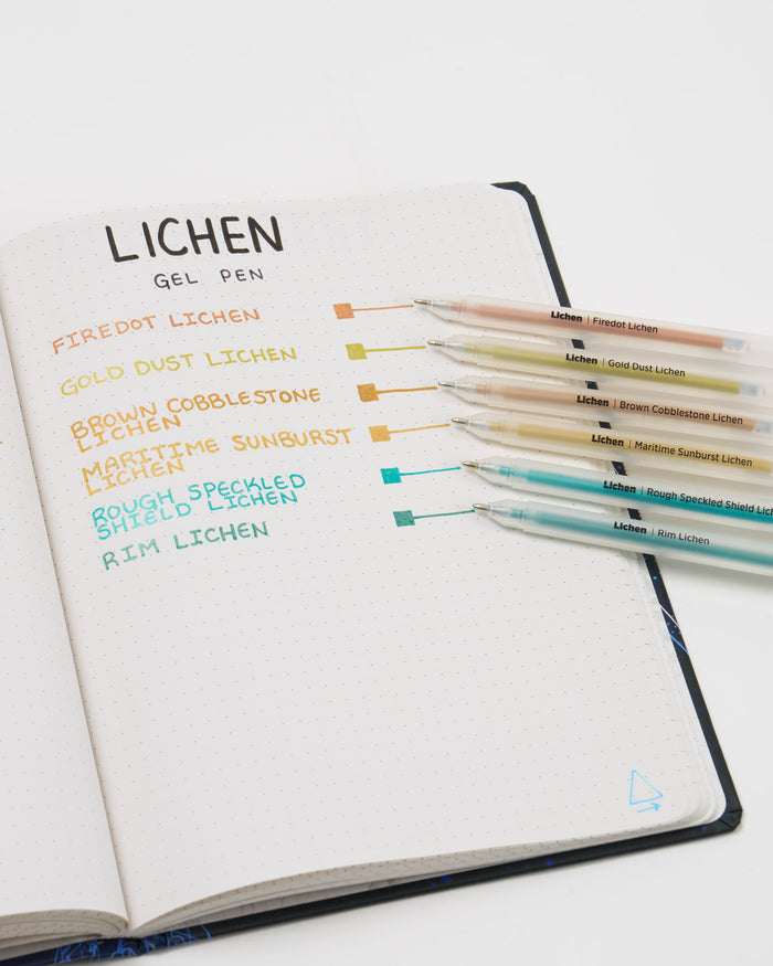Lichen Metallic Gel Pens (Pack of 6)