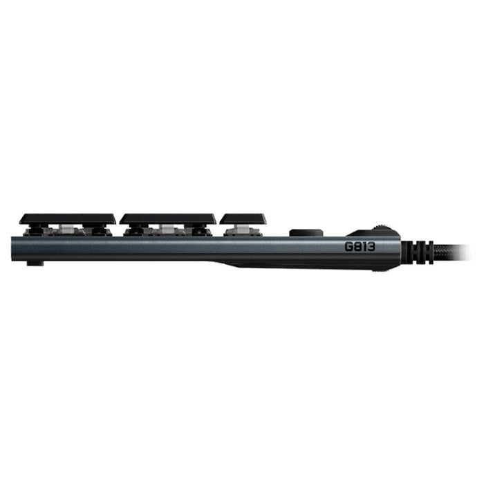 Logitech G813 Gaming Keyboard - RGB Mechanical Wired Keyboard with GL-Linear Switches
