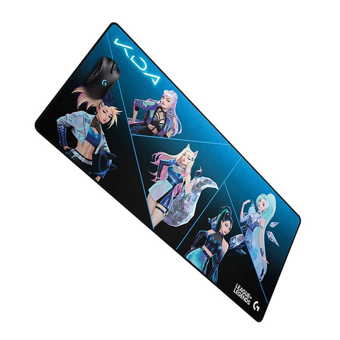 Logitech G840 Gaming Mouse Pad - KDA Design, 900x400x3mm Table Mat