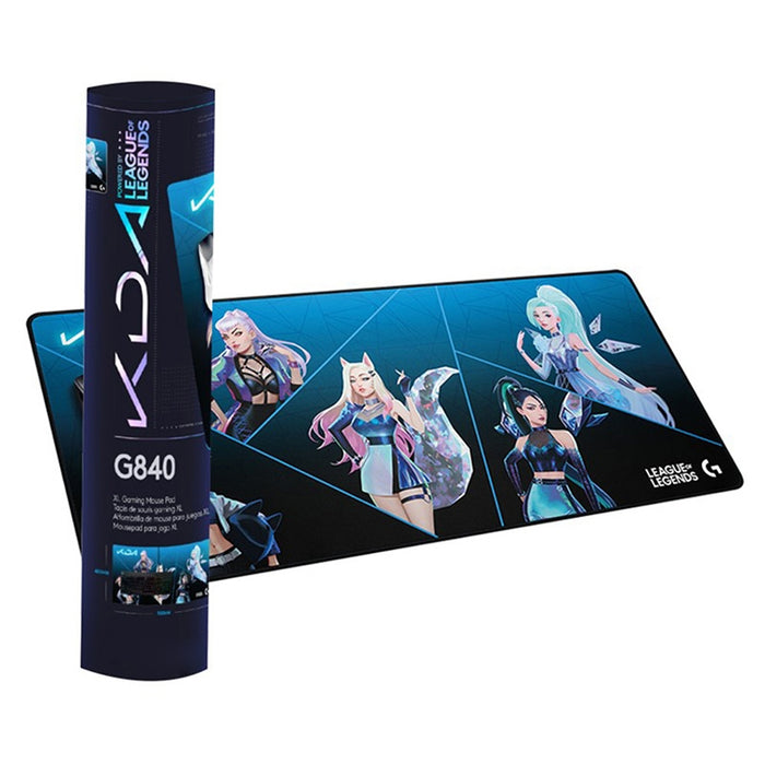 Logitech G840 Gaming Mouse Pad - KDA Design, 900x400x3mm Table Mat