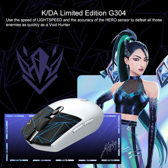 Logitech K/DA G304 Wireless Gaming Mouse for Precision Performance