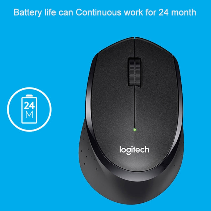 Logitech M330 Wireless Mouse with Micro USB Receiver and Silent Click Technology