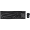 Logitech MK270 Wireless Keyboard Mouse Set - 2.4GHz Connectivity and Compact Design