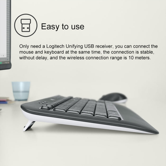 Logitech MK540 Mechanical Keyboard with CHERRY Blue Switch - Wired Backlit Compatible with Logitech MK540 Wireless Combo