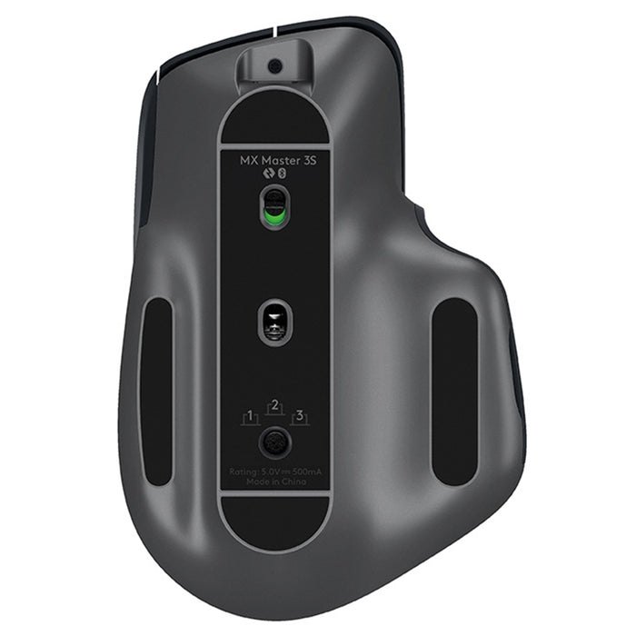 Logitech MX Master 3s Mouse - 8000DPI Ergonomic Wireless Bluetooth Dual Mode