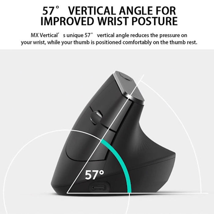 Logitech MX Vertical Mouse 4000DPI Wireless Ergonomic Optical with USB-C