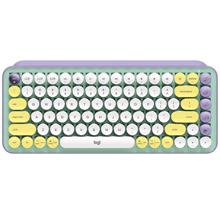 Logitech POP KEYS Mechanical Keyboard - Round Button Bluetooth Design