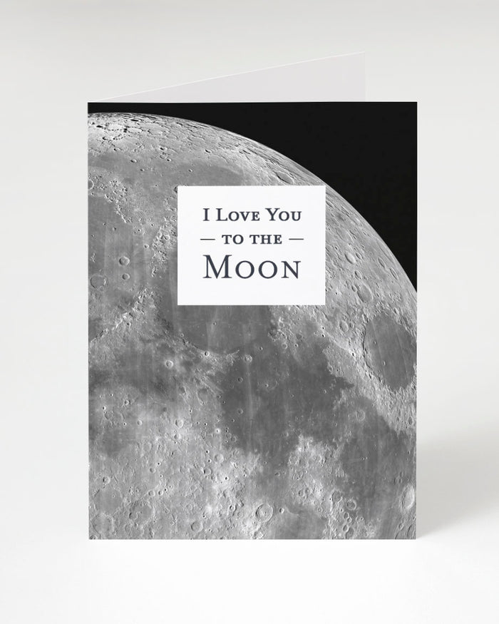 I love the Cognitive Surplus Love You to the Moon Card.
