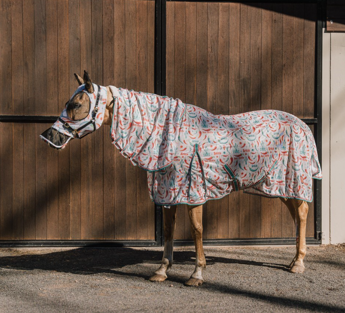 Lycra Fly Mask W/ Skirt - Wanneroo Stock Feeders