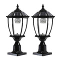 LYDARZ Solar Pillar Headlights With Dimmable LEDs - 2 Packs