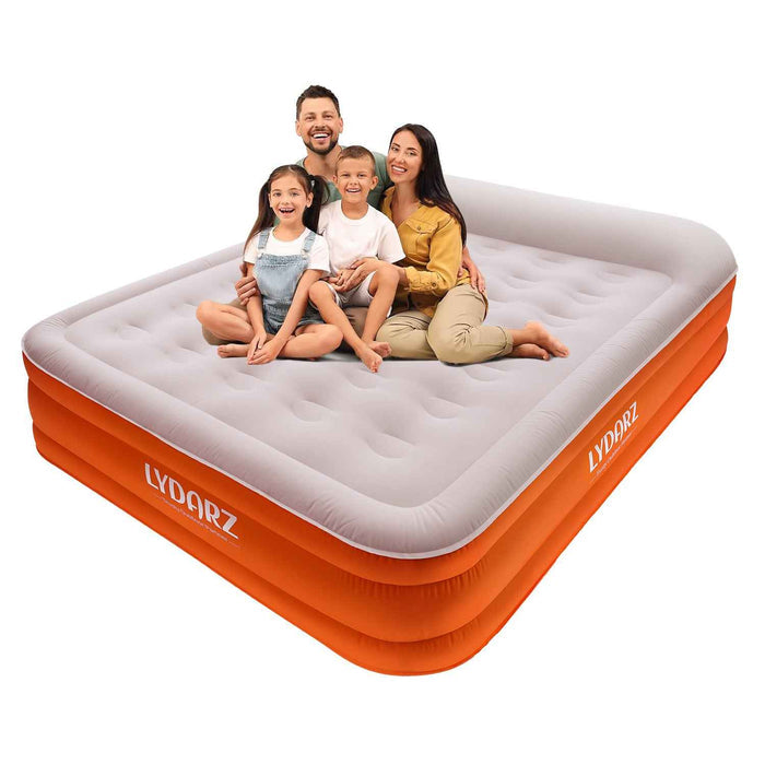 LYDARZ Queen Size Inflatable Mattress - Ultimate Comfort & Durability for Restful Sleep, Easy Inflation, and Convenient Storage
