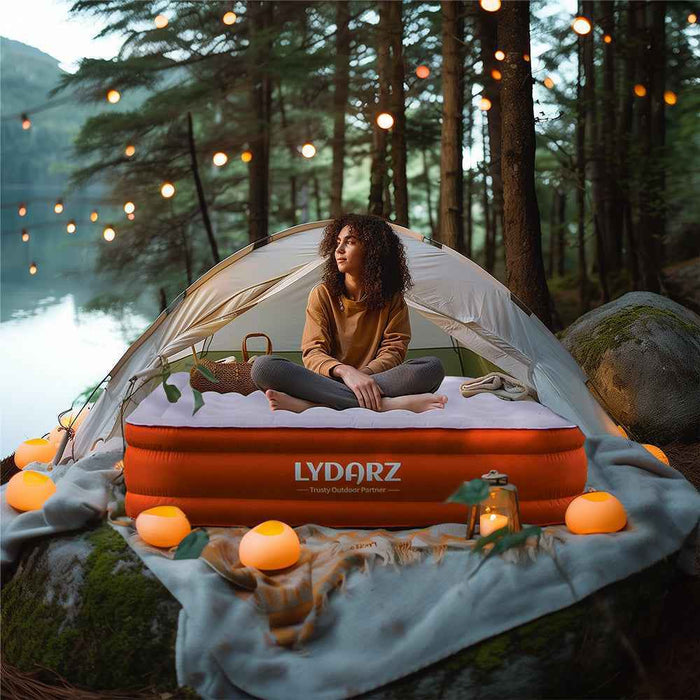 LYDARZ Single Size Air Mattress - Compact & Comfortable, Perfect for Travel & Home Use