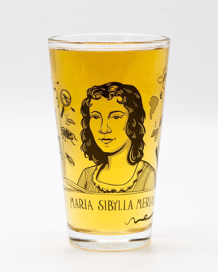 Maria Sibylla Merian Pint Glass Cognitive Surplus