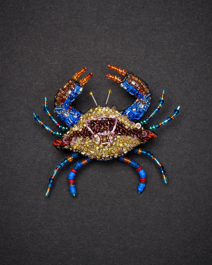 Maryland Crab Brooch Pin - Trovelore