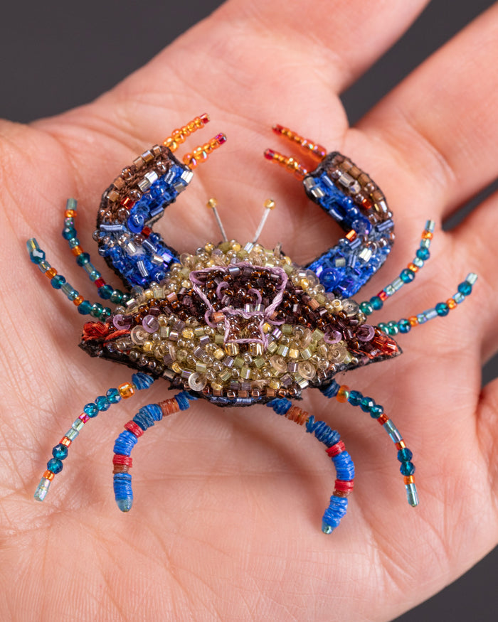 Maryland Crab Brooch Pin - Trovelore