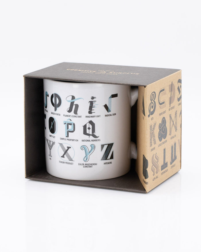 Mathematical Alphabet 20 oz Mega Mug Cognitive Surplus