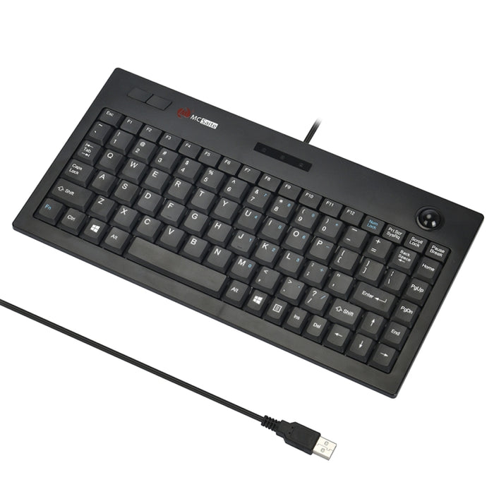 MC Saite MC-9712 Keyboard - Wired 88 Keys Multimedia Computer Keyboard with Trackball for Windows