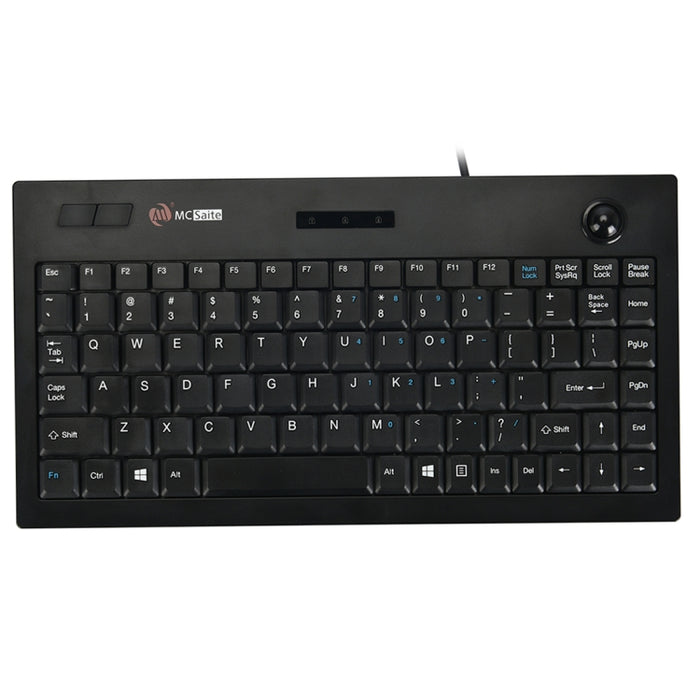 MC Saite MC-9712 Keyboard - Wired 88 Keys Multimedia Computer Keyboard with Trackball for Windows