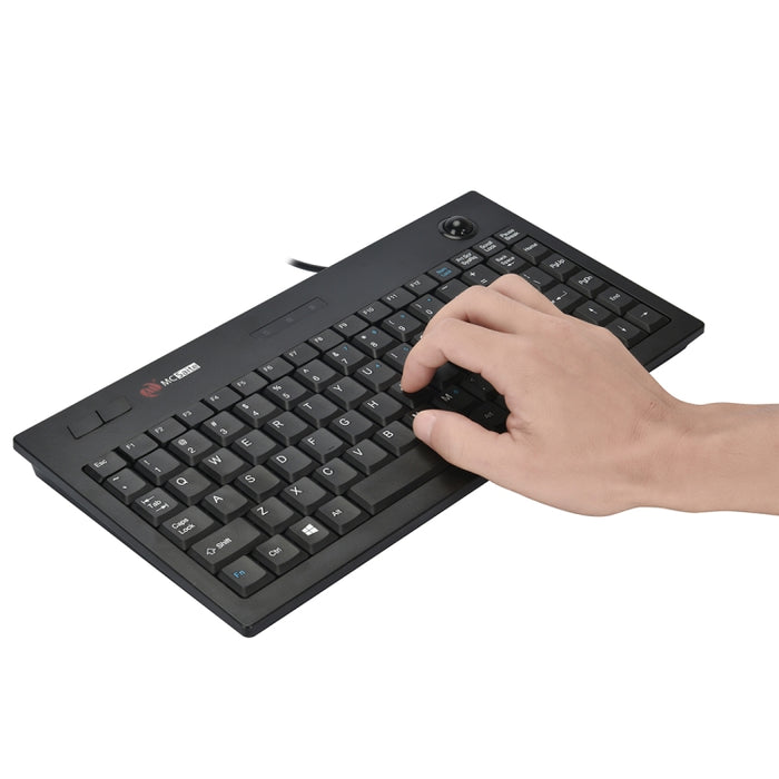 MC Saite MC-9712 Keyboard - Wired 88 Keys Multimedia Computer Keyboard with Trackball for Windows