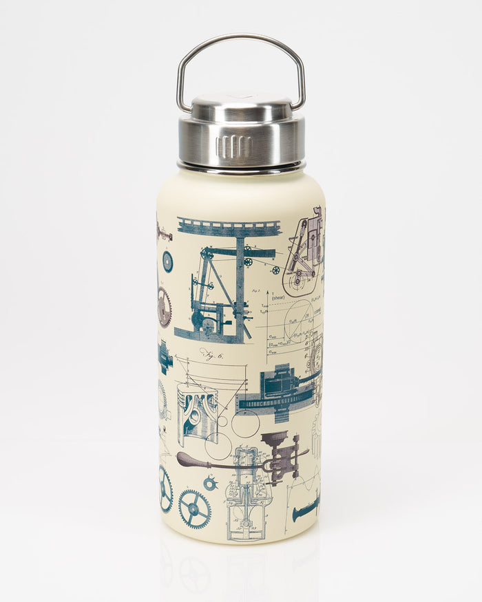 Mechanical Engineering 32 oz Steel Bottle
