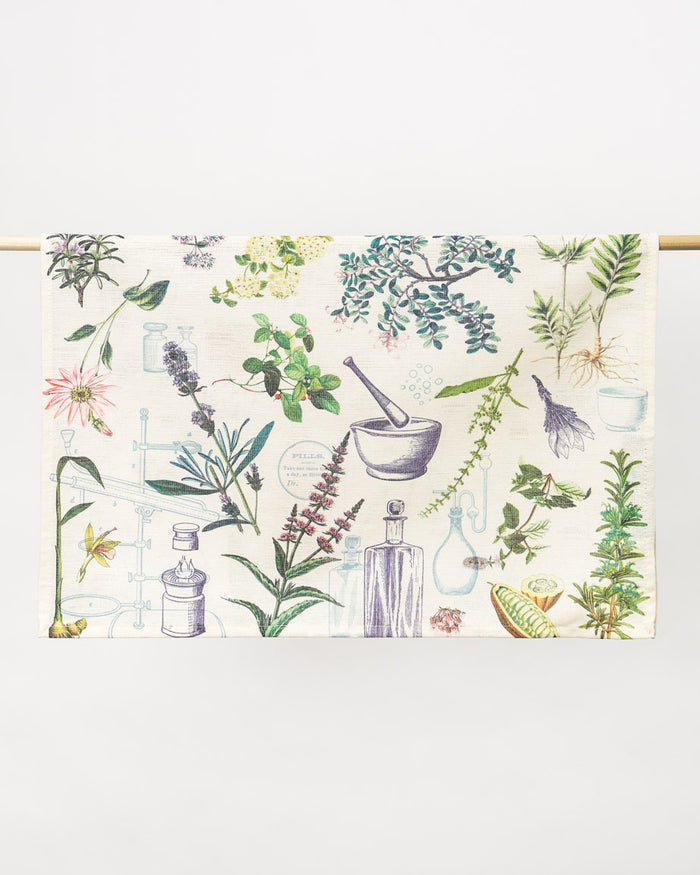 Medical Botany Tea Towel