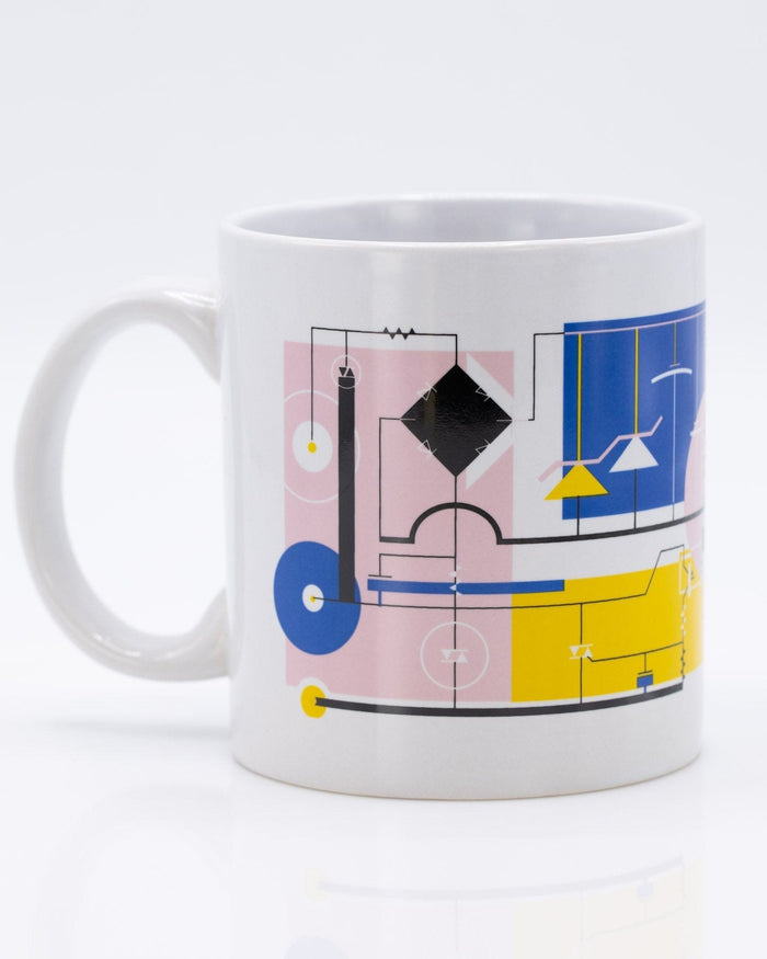 Modern Art Circuit 20 oz Mega Mug Cognitive Surplus