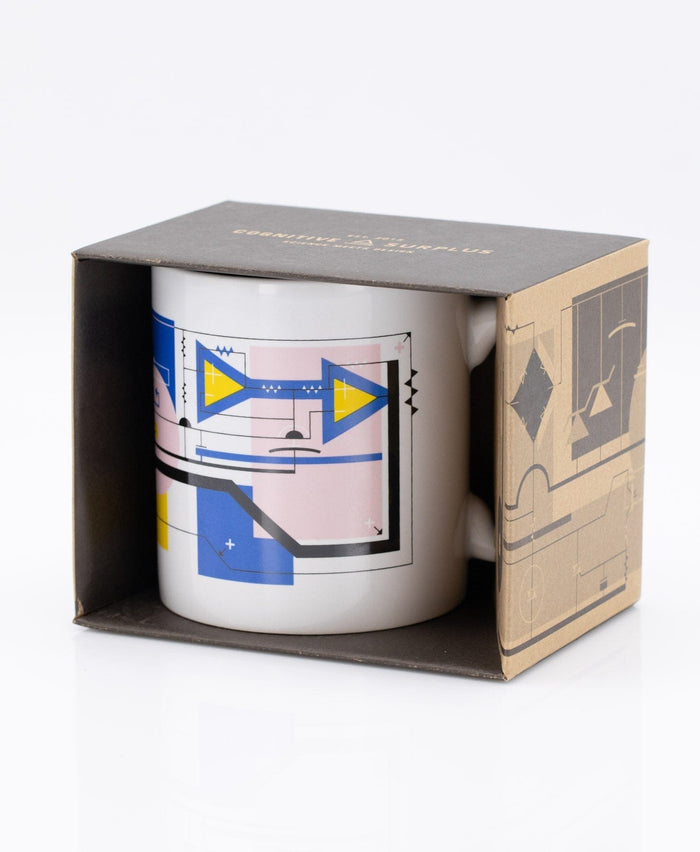 Modern Art Circuit 20 oz Mega Mug Cognitive Surplus