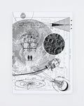 Moon Landing Softcover - Dot Grid Cognitive Surplus