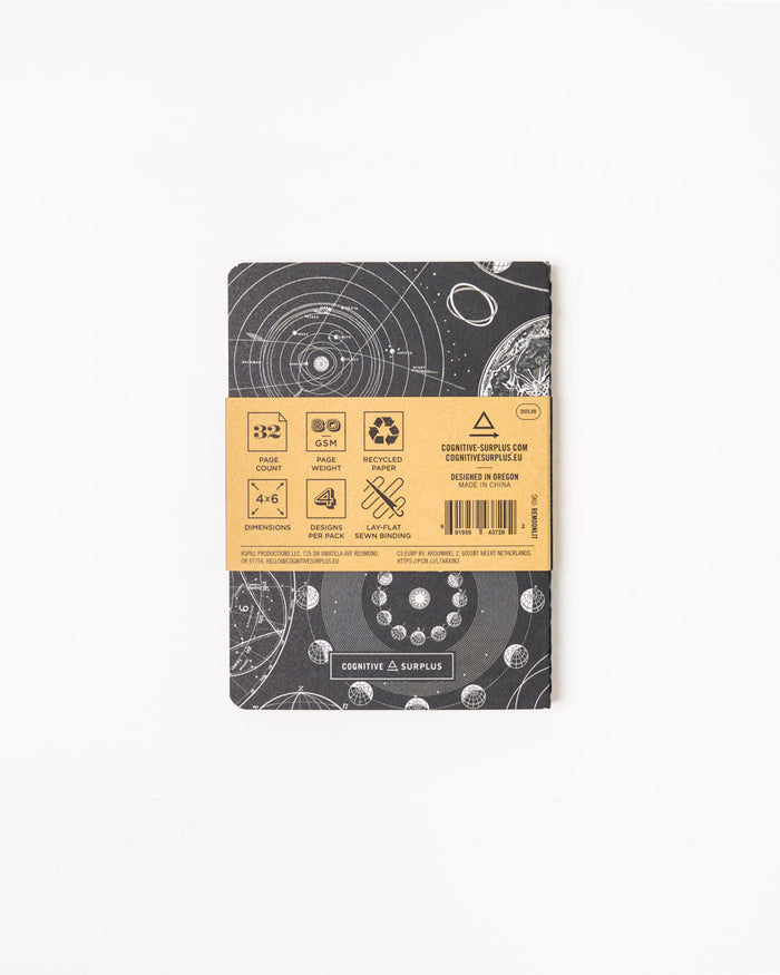 Moonlit Night Pocket Notebook 4-pack