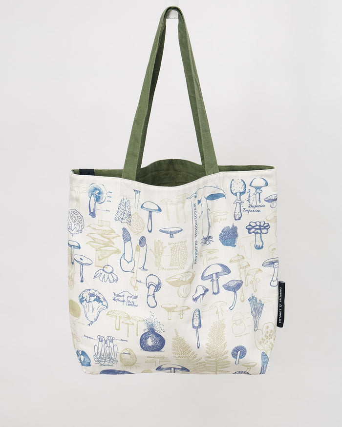 Mushrooms Canvas Shoulder Tote