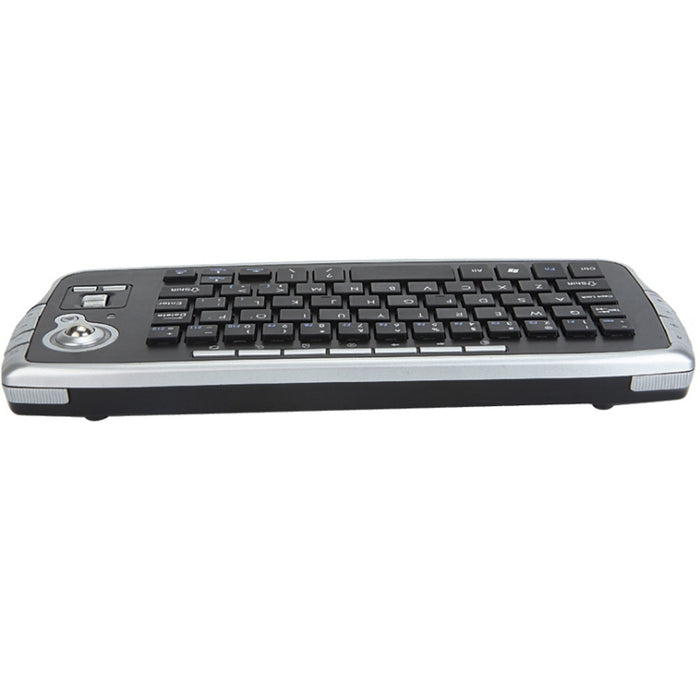 MY-10 Mini Wireless Trackball Keyboard and Mouse Set - 2.4G, 78 Keys, 1200 DPI