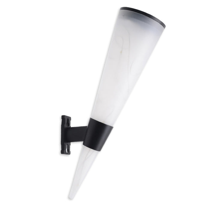 N231 Circular Cone Solar Wall Lamp for Outdoor Garden Landscape Lighting