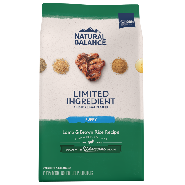 Natural Balance Limited Ingredient Diet Lamb & Brown Rice Puppy Recipe Dry Dog Food