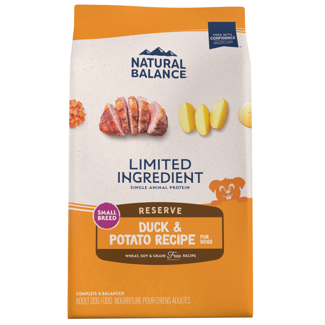 Natural Balance Limited Ingredient Reserve Grain Free Duck & Potato Small Breed Recipe Dry Dog Food