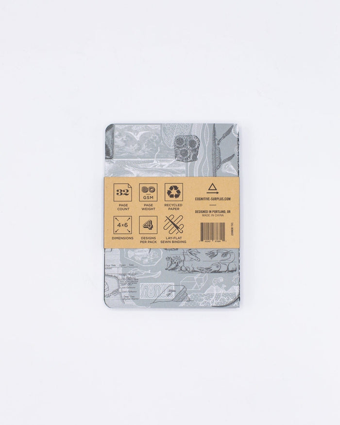 Natural History Pocket Notebooks 4-pack Cognitive Surplus